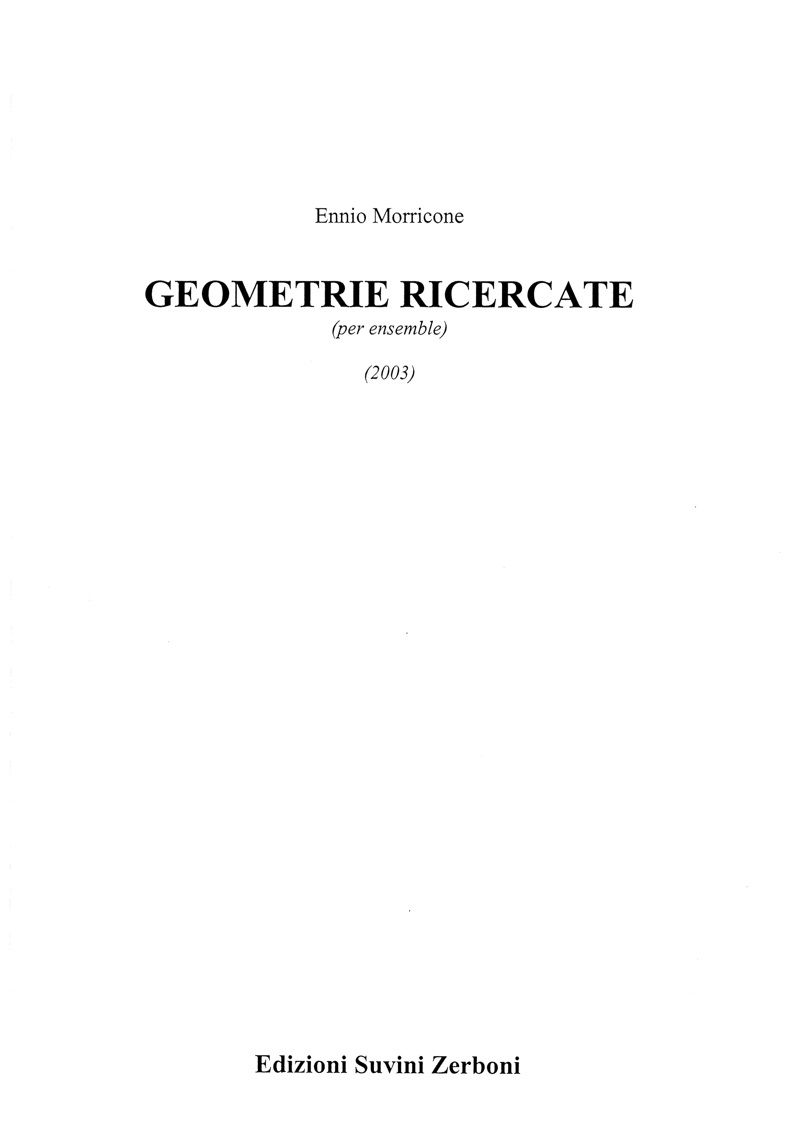 GEOMETRIE RICERCATE_Morricone 1